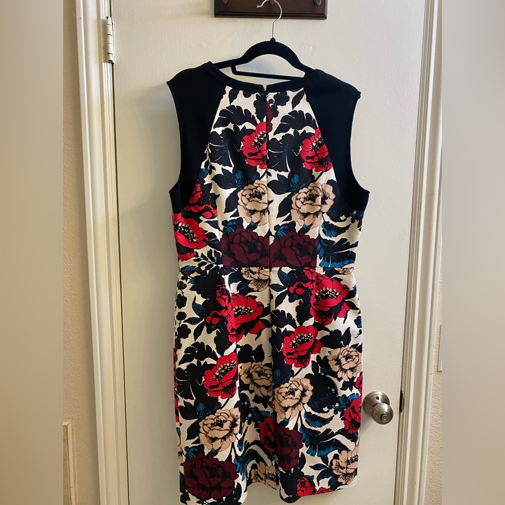 Gorgeous Adrianna Papell sleeveless dress in large with zip back